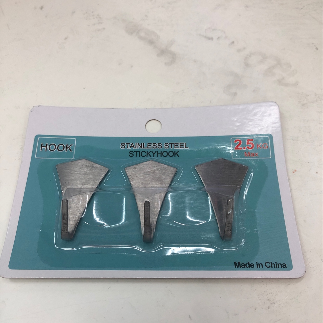Stainless Steel Adhesive Hook 1