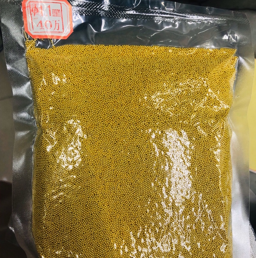 1.1mm毫米非标钢珠 金色银色1.1毫米钢珠 饰品小微珠
