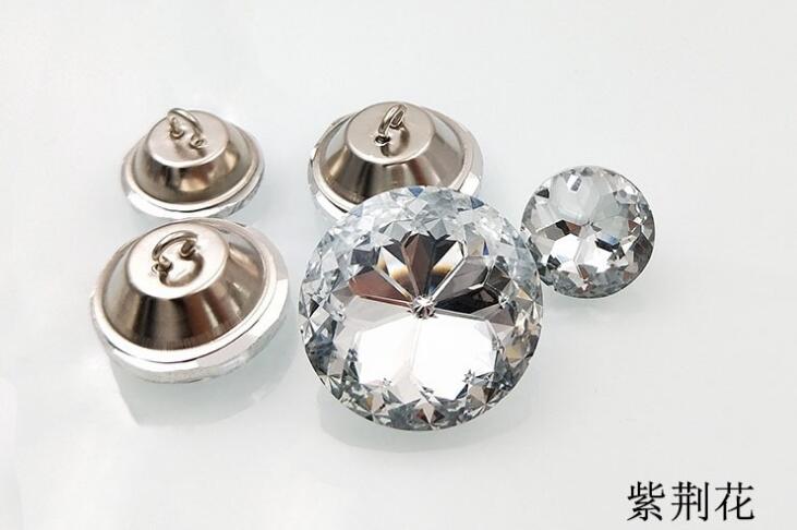 沙发软包卫星水晶扣宝石花拉扣背景墙装饰扣平顶拉扣床头软包扣详情2