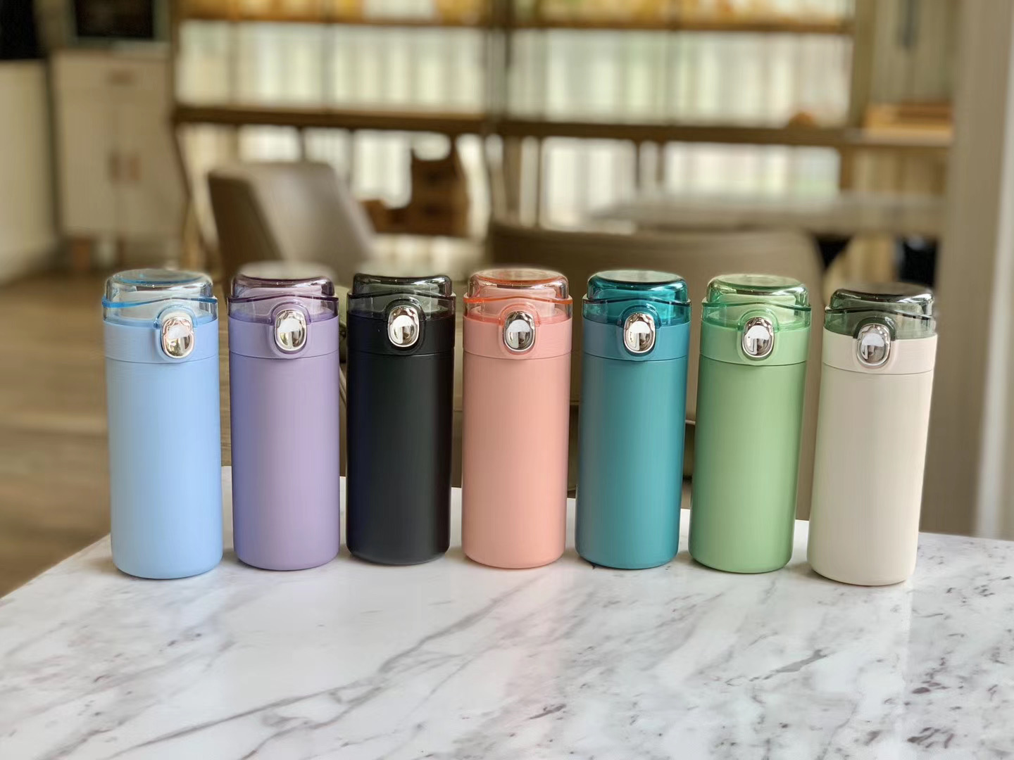 Vacuum stainless steel vacuum thermos cup macaron color