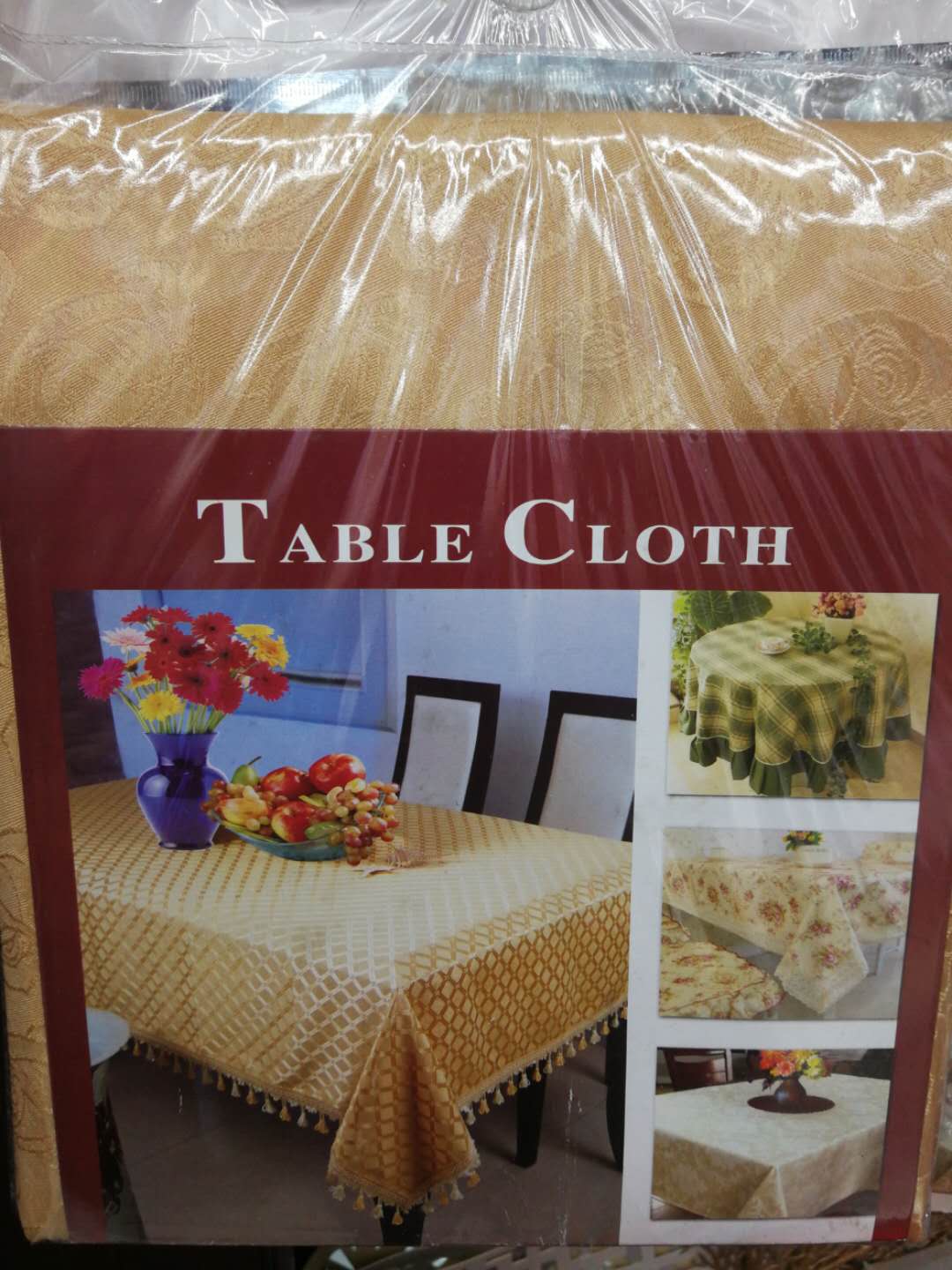 印花桌布，台布；提花桌布，台布
