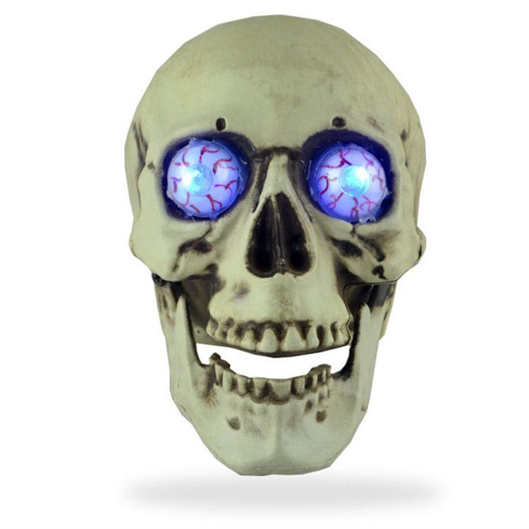 Halloween Bar Haunted House Secret Room Escape Horror Arrangement Eyes With Lights Glowing Eyes Bloodshot Skull Skulls