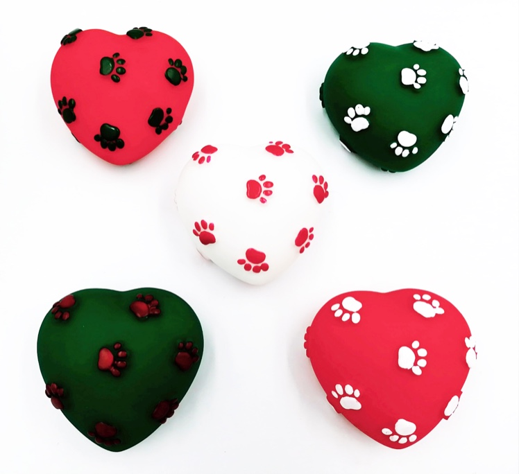 Dog toy footprint Love occurrence toy