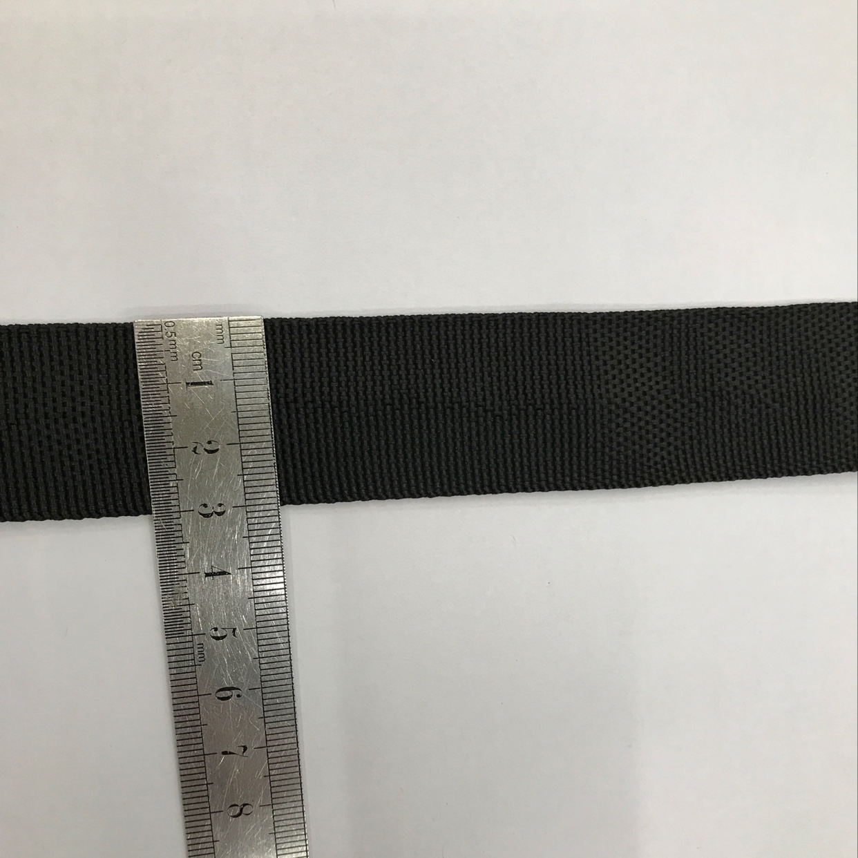 3 cm black hollow webbing