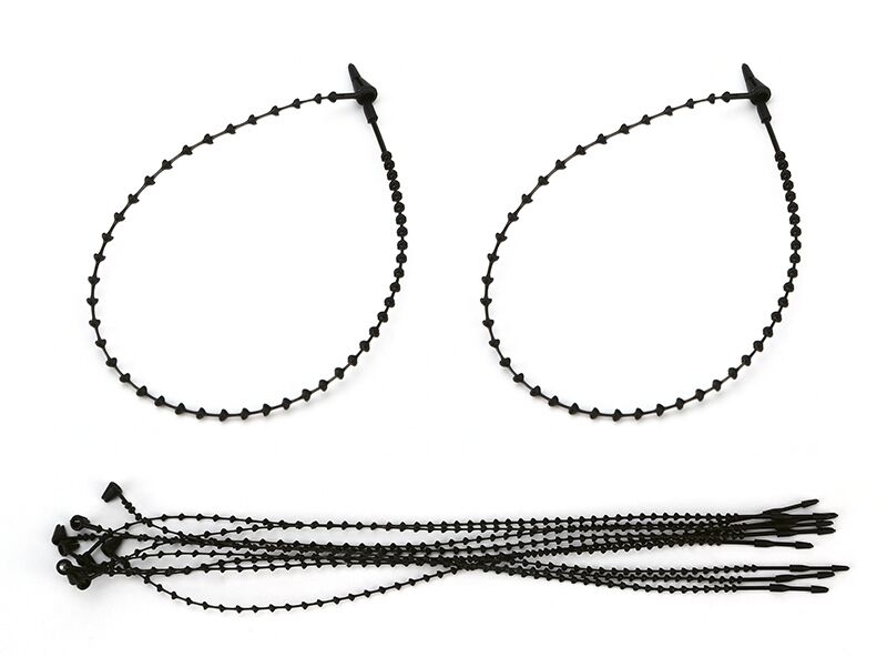 Black Bead Chain Tag Fasteners Plastic Cable Subties Clothes Tag Cable Needle Tag Tag Tag Tag Tag Tag Tag Tag Tag Tag Tag Tag Tag Tag Cable