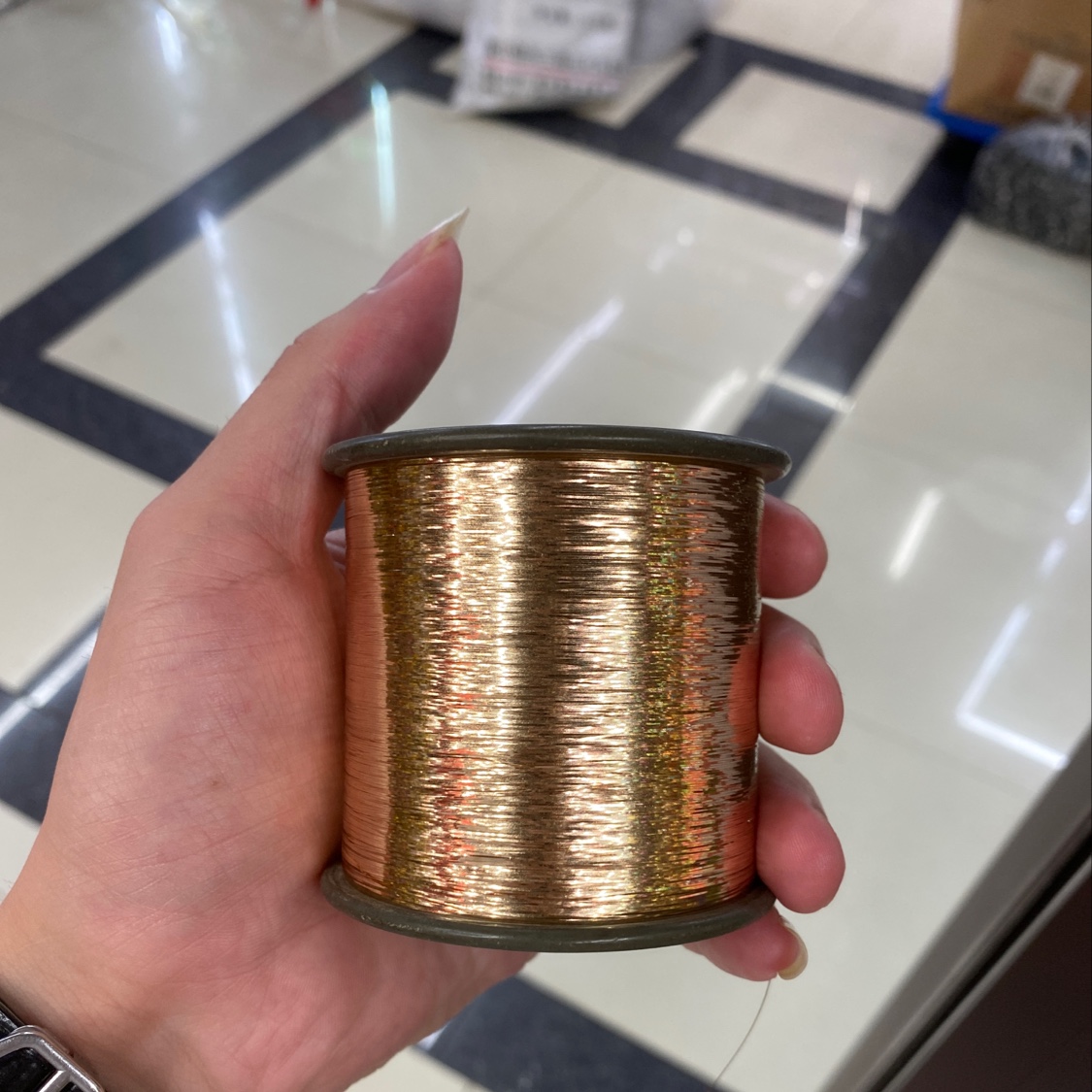 玫瑰金扁丝