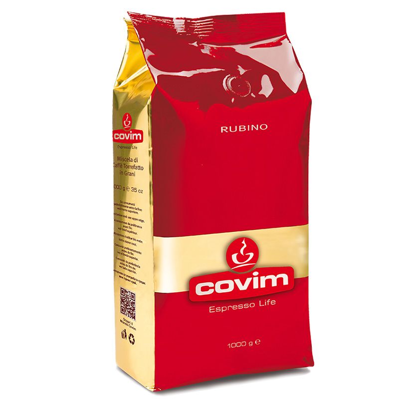 Covim珂威姆 意大利原装进口红宝石意式咖啡豆 中度烘焙 1kg