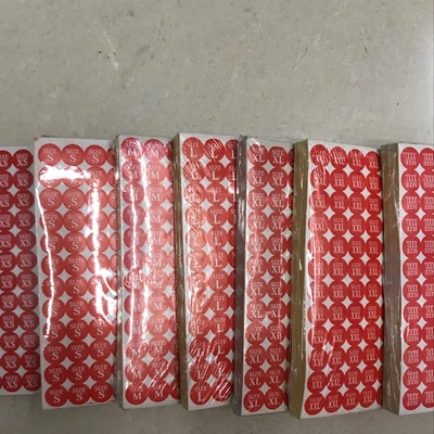 Paper red base sticker size thumbnail