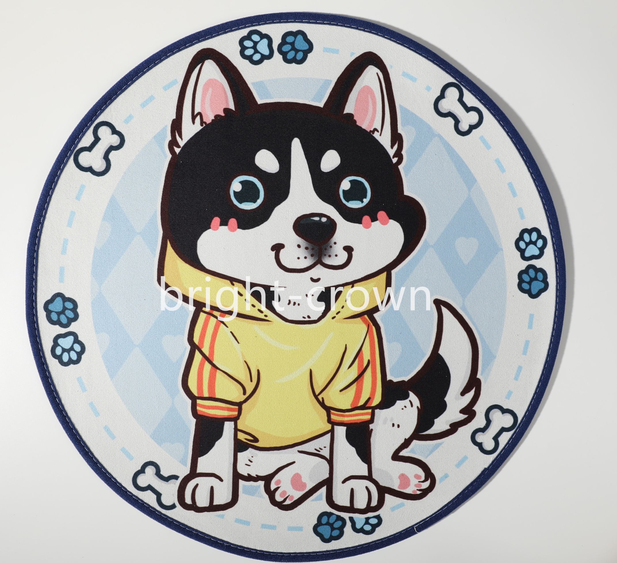 宠物垫子卡通糖果色圆形冬季狗窝垫毛毯猫咪垫子睡垫圆形厂家直销详情图5