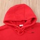 红色DIY卫衣定做 个性卫衣工作服外套 套头连帽衫卫衣产品图