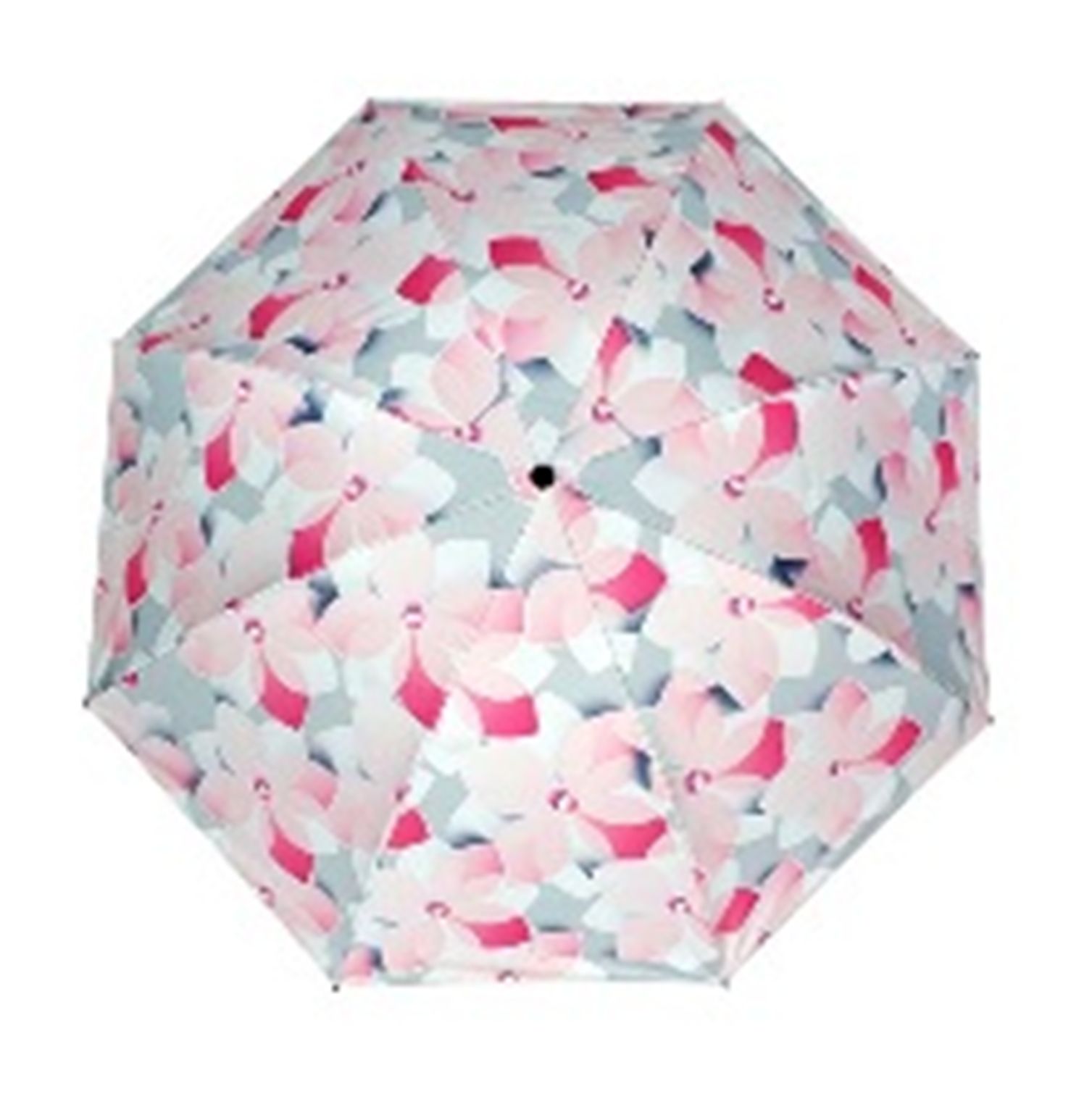 Yiwu Selection Dream seeks 3 fold - Pink clear Umbrella /10160