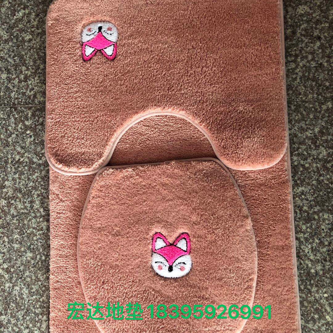 2023 New factory direct sanitary three-piece floor mat full figure