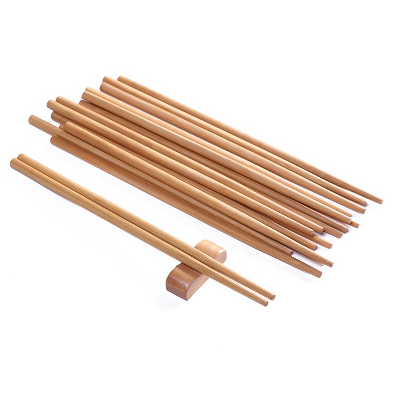 厂家直销 30/50双袋装碳化无节酒店筷家用无漆无蜡竹筷批发详情图2