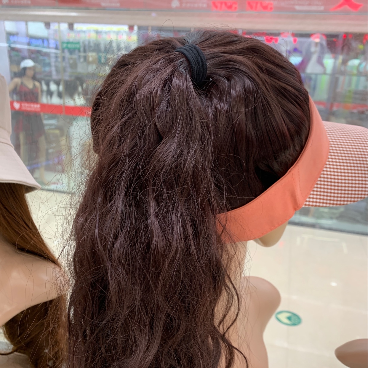 男士假发实物图