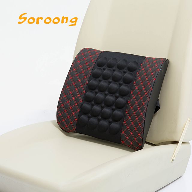 Pu Electric Car Massage Comfortable Waist Rest Car Trim