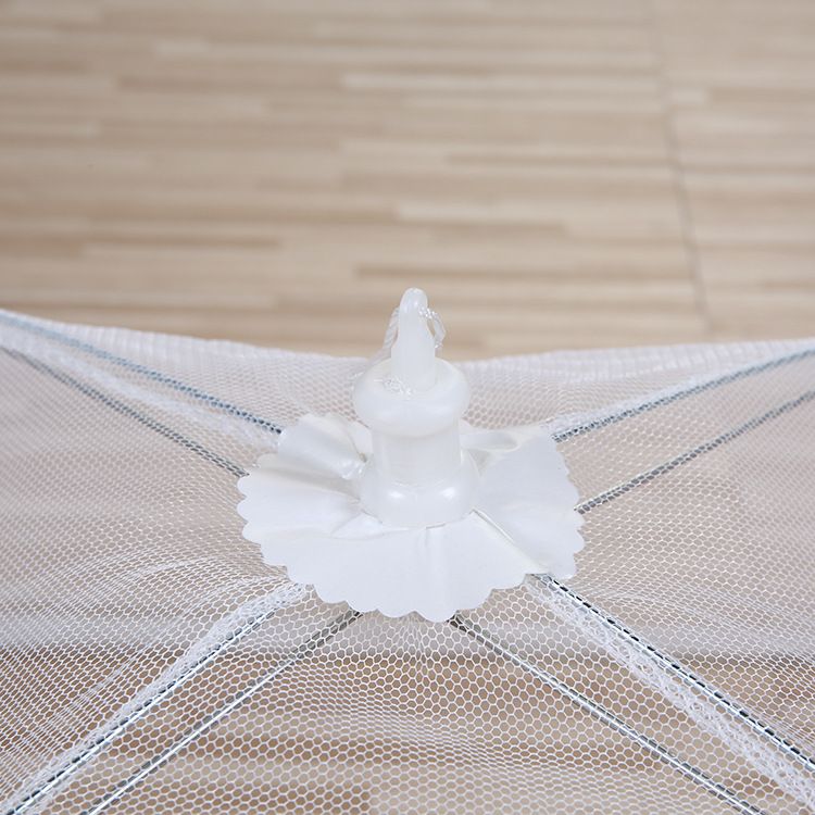 Round Flowers Lace Foldable Meal Cover Printed Food Cover Fly Proof Food Cover Table Cover details Picture
