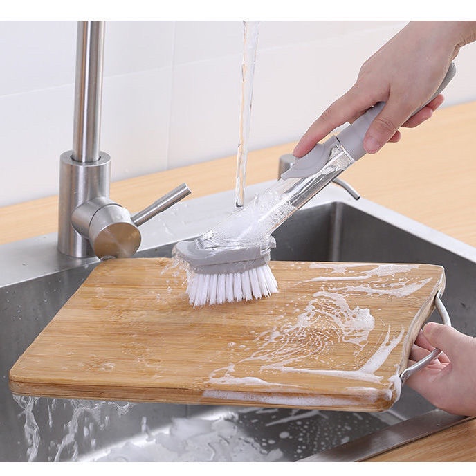厨房清洁刷多功能不伤锅洗锅刷子自动加液刷锅器不沾油洗碗刷子详情图3