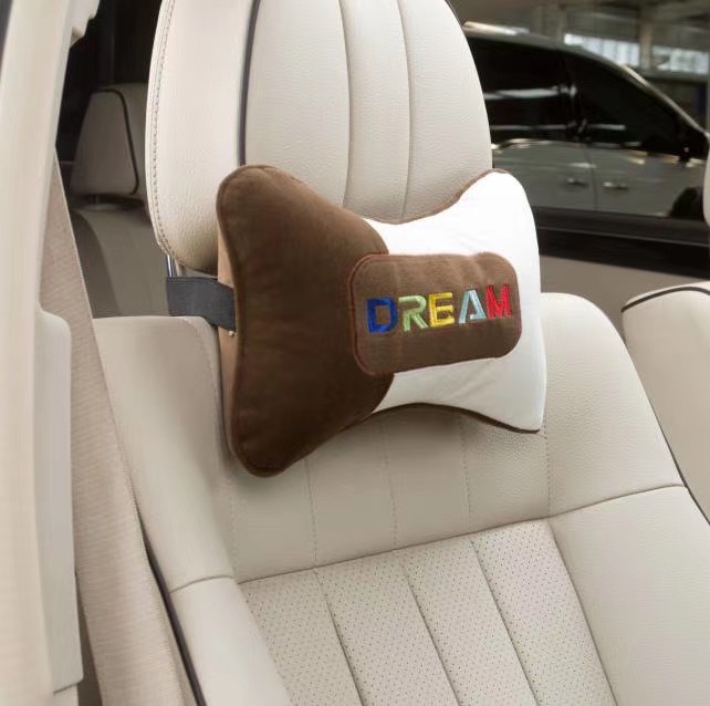 Car headrest - Super soft embroidery style Specification image