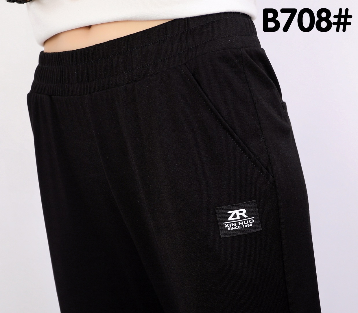 运动七分裤女夏季薄款大码裤子中裤休闲马裤女裤2020新款夏裤九分凉凉裤产品图