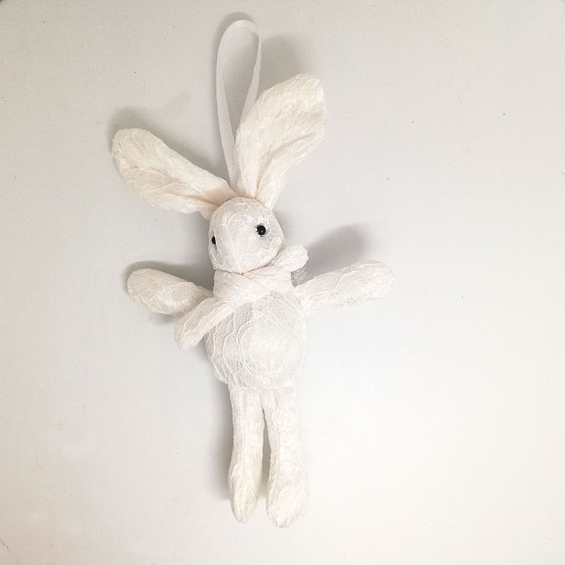 Plush toy pendants, scarves, rabbit cartoon dolls, bag decorations, wedding gifts, claw machine dolls, clothing accessories detail image 5