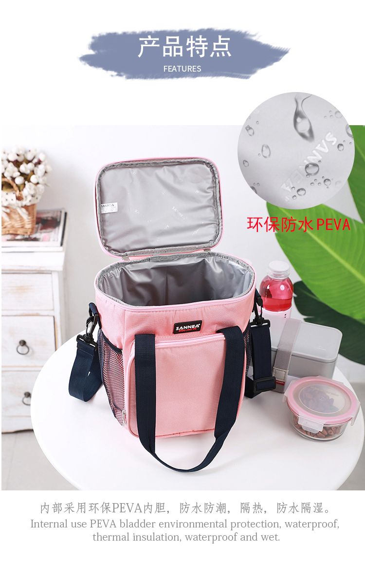 亚马逊冰包新款折叠午餐包 儿童卡通保温野餐背包环保手提保温袋详情图6