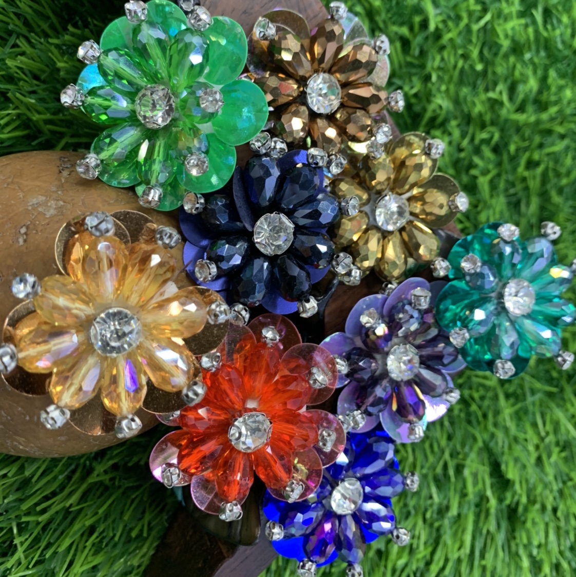 水滴亮片花产品图