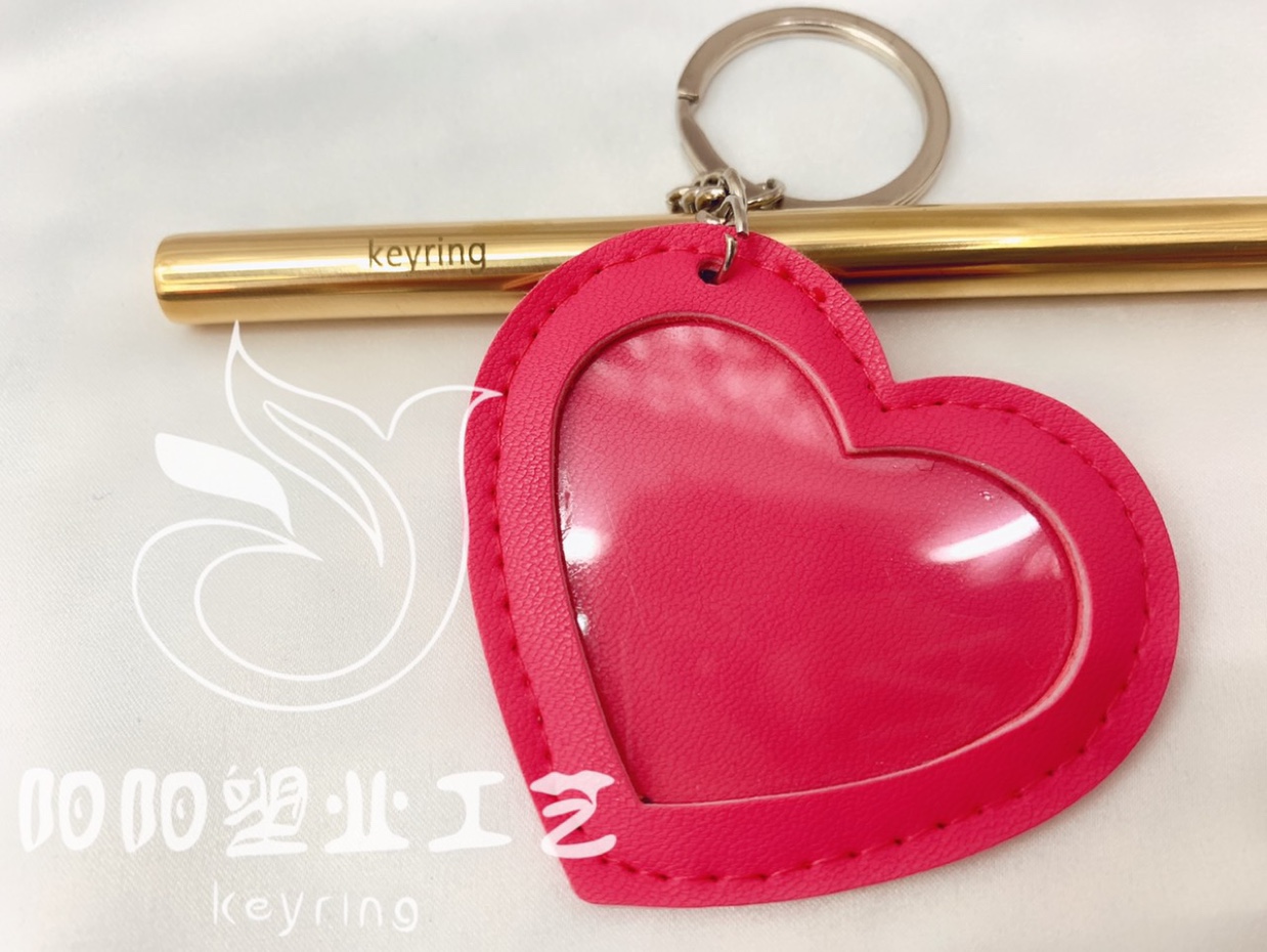 Heart keychain, multi-color photo frame, keychain pendant, magnetic card Specification image
