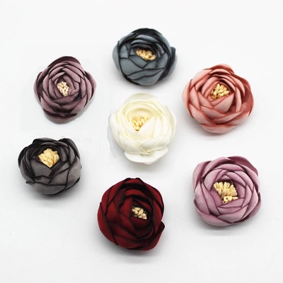 Korean Version Of Hand-Burned Edge Flower Bag Heart Flower Clothing Accessories Headdress Hair Accessories Accessories Accessories Manufacturers Wholesale Foreign Trade Clothing Accessories