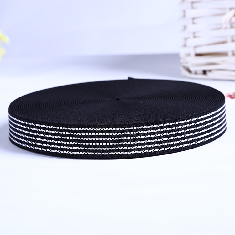 鼎辉织带 黑色弹力防滑带详情图1