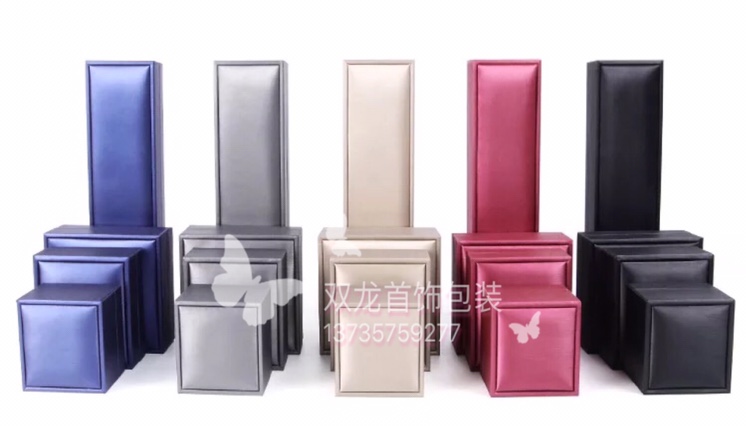 直角凸边拉丝手镯盒详情图7