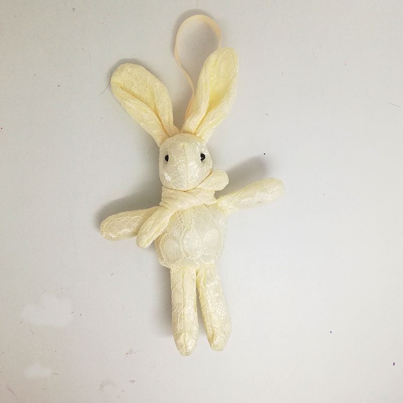 Plush toy pendants, scarves, rabbit cartoon dolls, bag decorations, wedding gifts, claw machine dolls, clothing accessories detail image 4