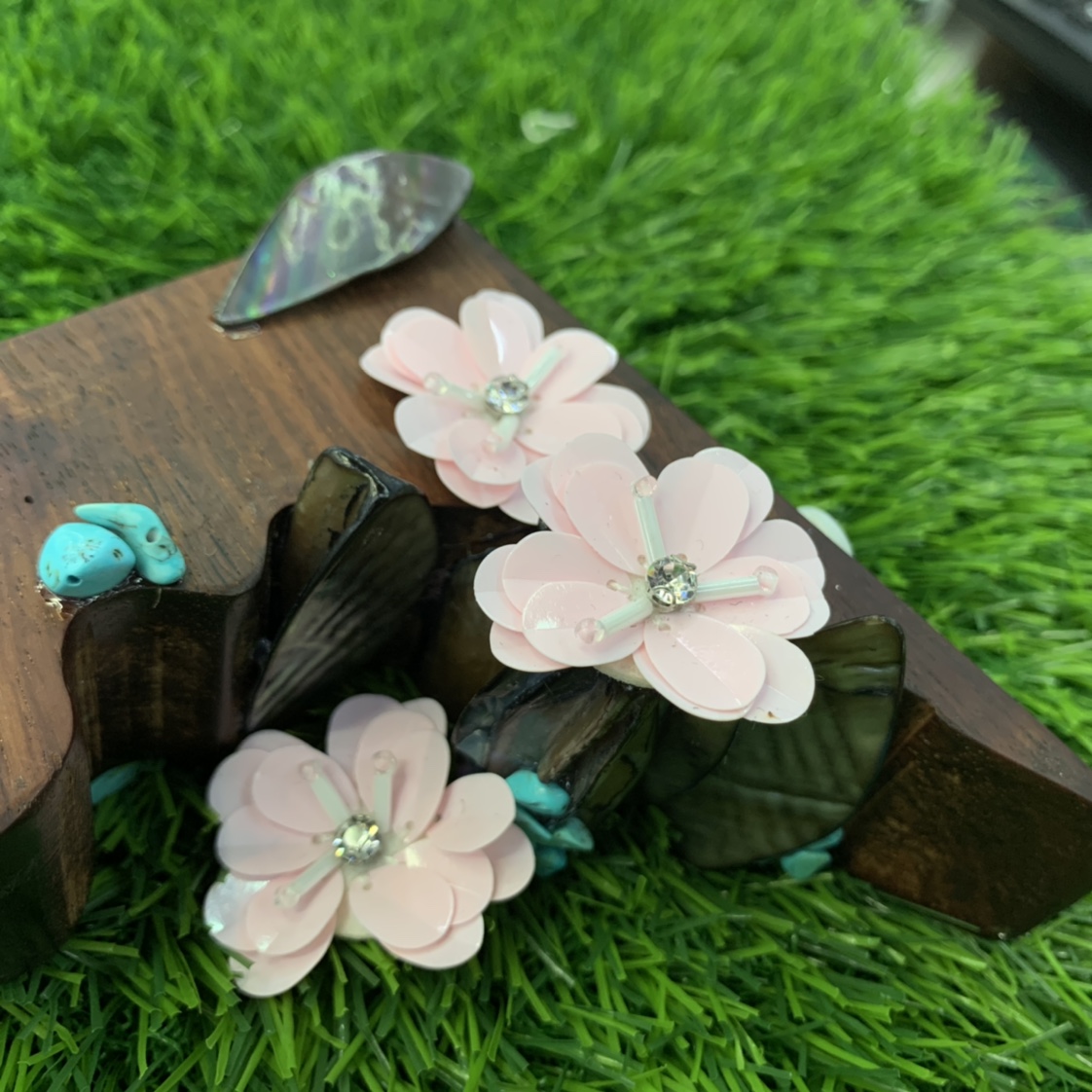 沉香手串/发饰/西装领结细节图