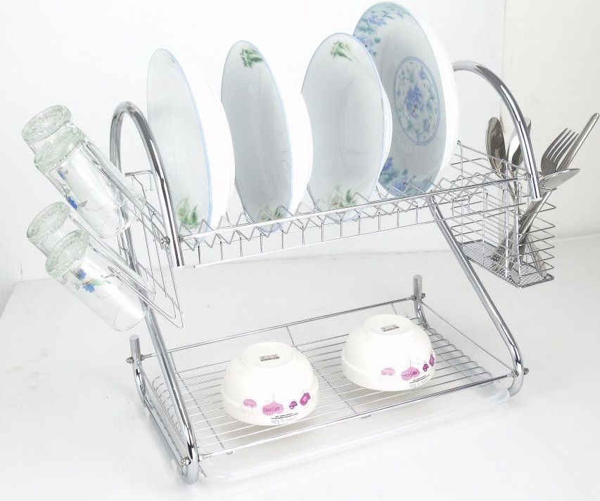 双层碗碟架 厨房收纳
