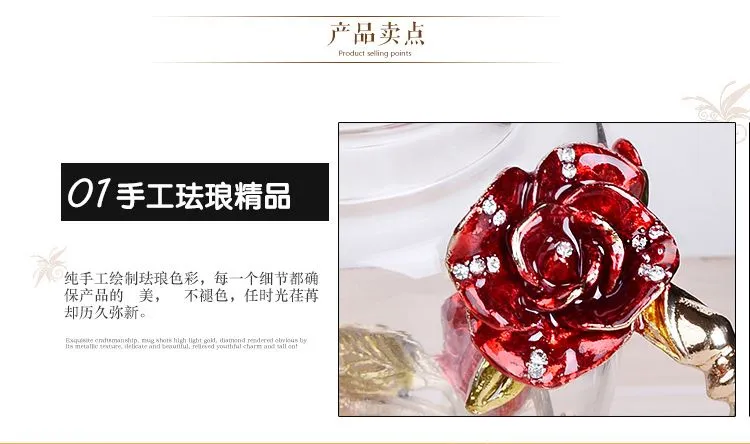 Creative hand-painted enamel kung fu teapot, household simple heat-resistant glass tea set, high-end flower tea kettle wholesale price detail image 12