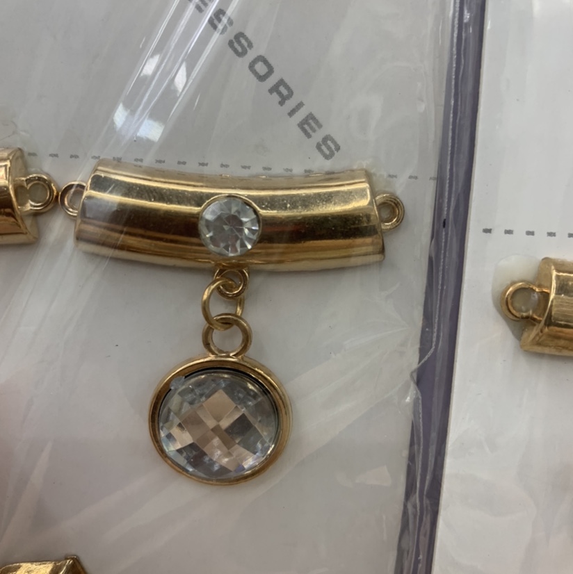 Pendant 01 Belt Buckle Accessories Diy Accessories Alloy Chain To Shoe Flower Decorative Chain Buckle Shoe Buckle