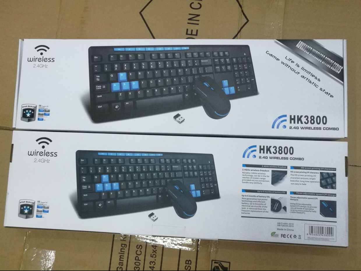 厂家生产 HK3800多媒体无线键鼠套装 智能省电无线键盘套装 批发 1101详情4