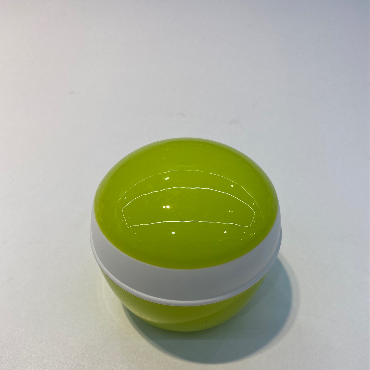 Green cream bottle