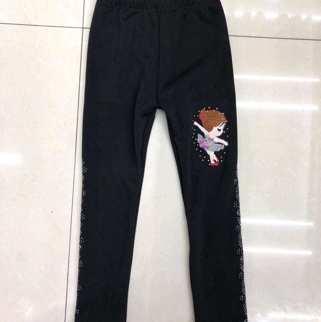Girl winter hot drill cartoon beauty dancing leggings thumbnail