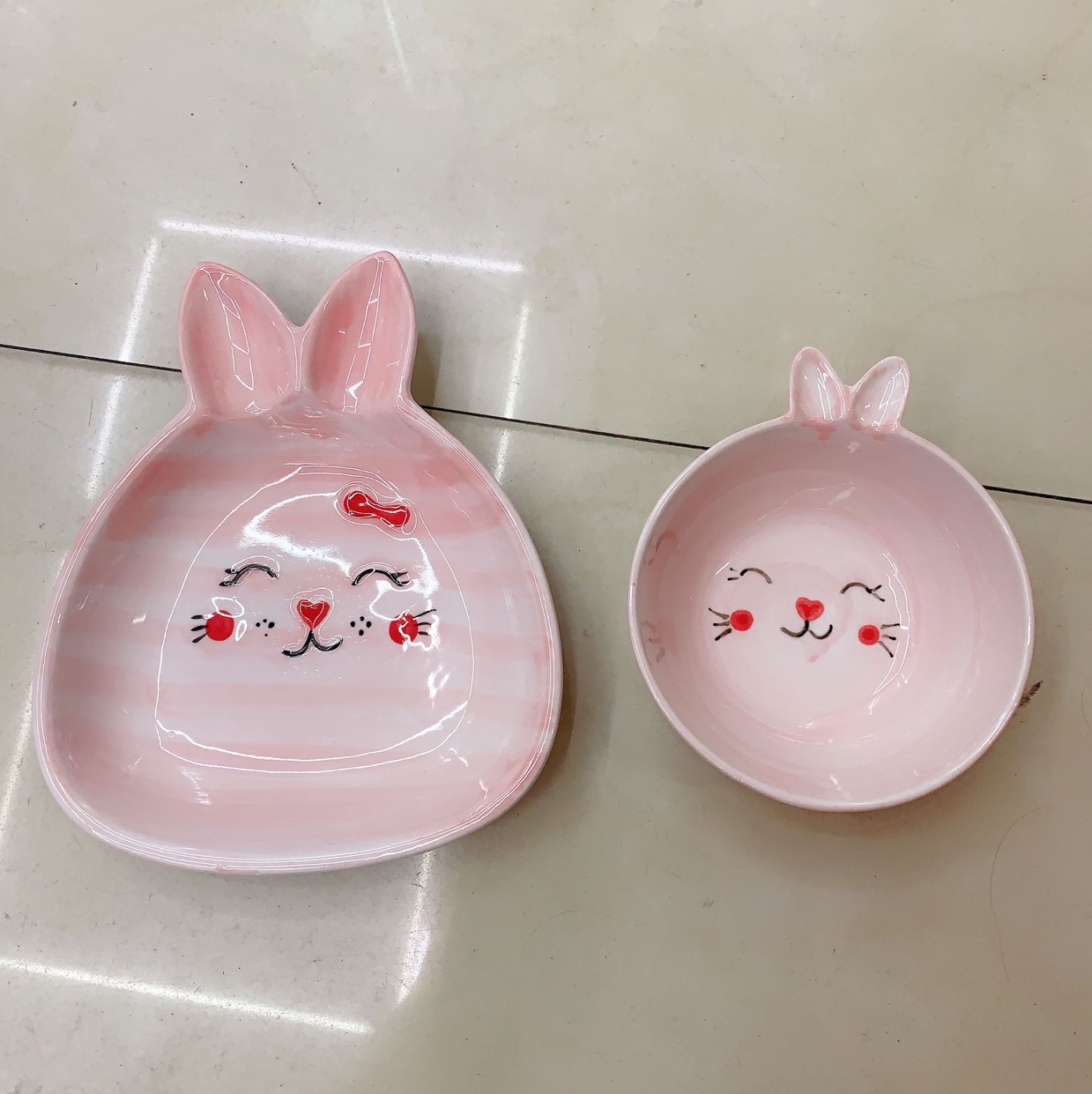 兔子碗和盘