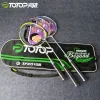 TP2010 breaks through the iron alloy split badminton racket with 12 balls (silver blue, silver red, silver green) Specification image