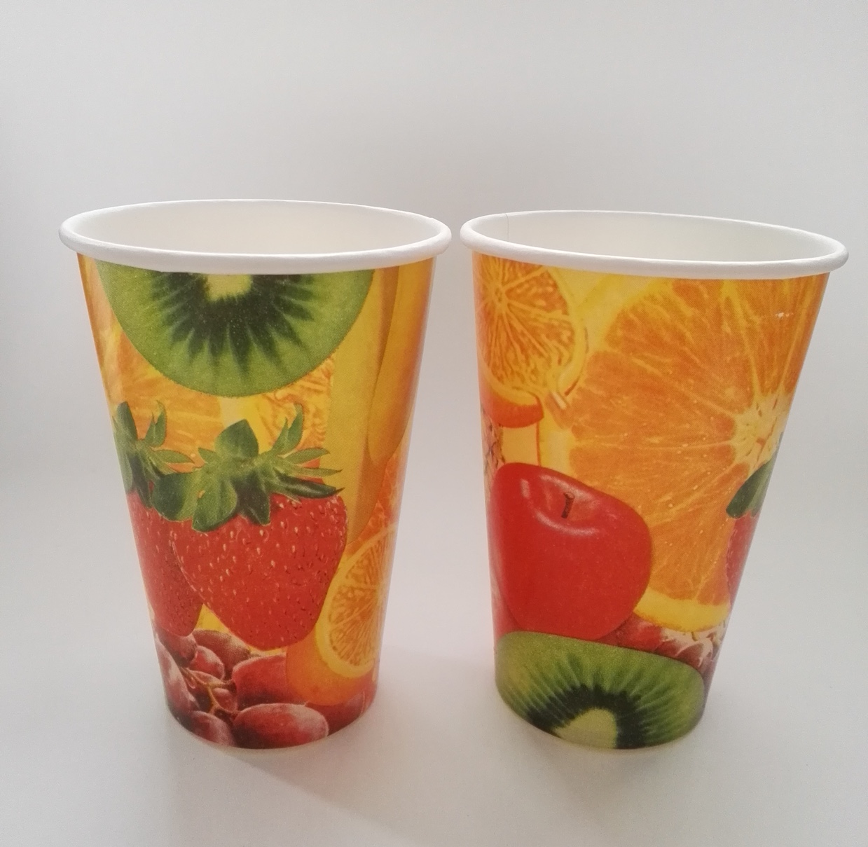 12oz fruit paper cup, juice cup, disposable paper cup, double layer cup, ironing paper cup, office cup, Birthday party cup, birthday supplies paper cup thumbnail