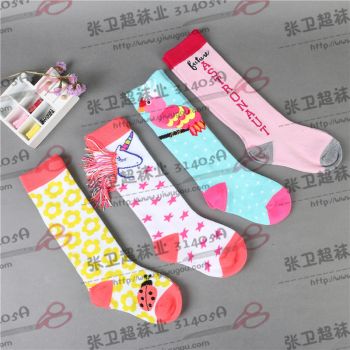 Long tube baby pile socks over the knee Application Scenario