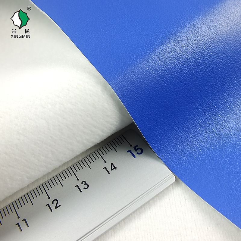Xingmin Leather pu cotton-like velvet r61 artificial leather luggage, sports goods, protective gear, pu leather fabric processing and customization Application Scenario