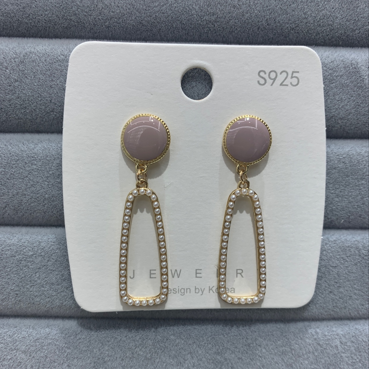 S925 pearl earrings