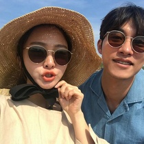 Metallic sunglasses for couples