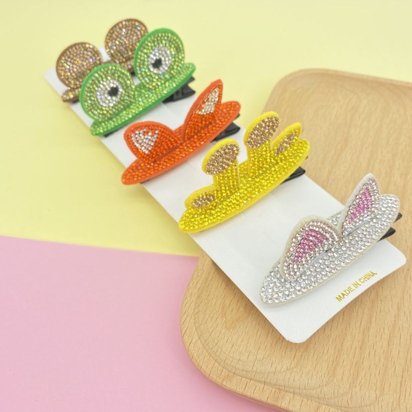 Ice cream children's hair clips for girls and babies, no damage to hair, duckbill clips, small clips, hair clips, hair accessories