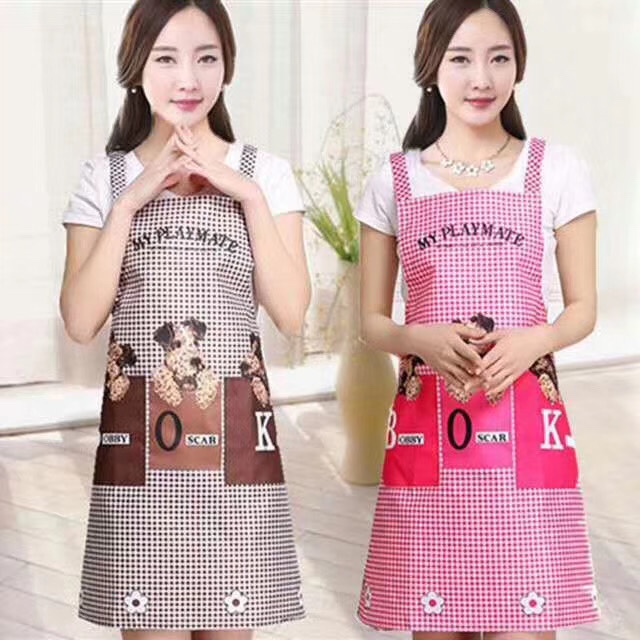 加厚缎桃ok狗围裙