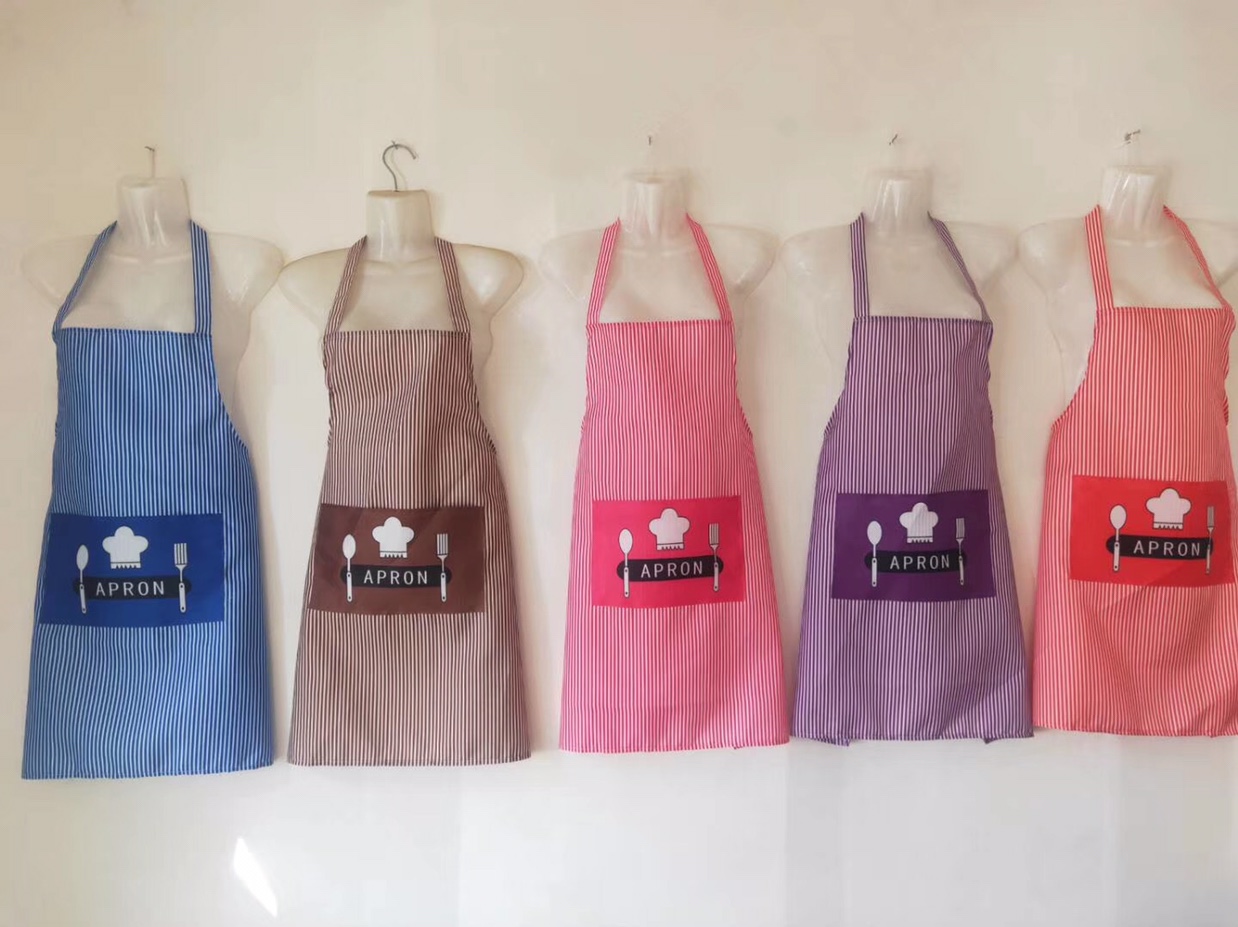 Striped knife and fork apron thumbnail