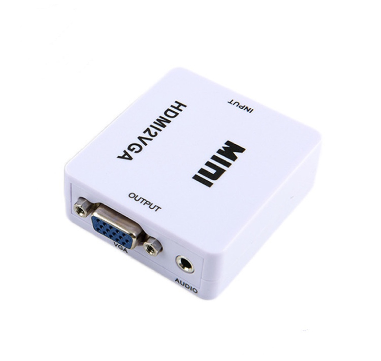 厂家直销 hdmi转vga 迷你HDMI  TO VGA带音频 HDMI2VGA转换器细节图