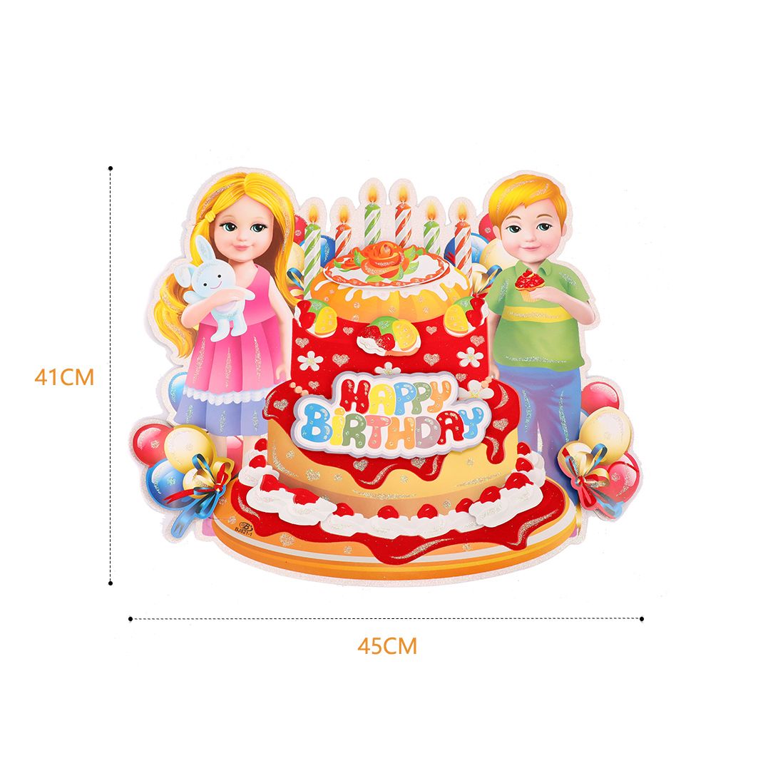 2023年畅销的圣诞装饰用品生日贴纸热销生日贴纸